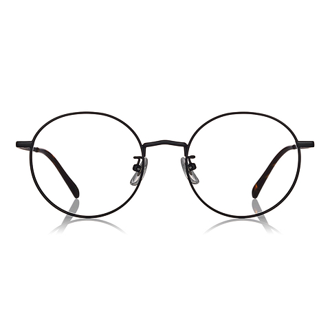 OWNDAYS | SUN Black Full Rim Round left side