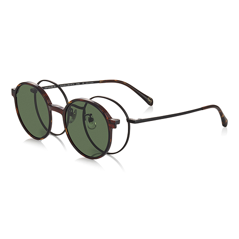 OWNDAYS | SUN Black Full Rim Round left side