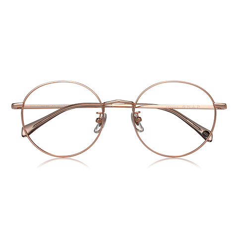 OWNDAYS | SUN Gold Full Rim Round left side