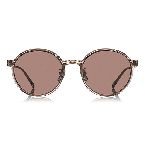 OWNDAYS | SUN Gold Full Rim Round left side