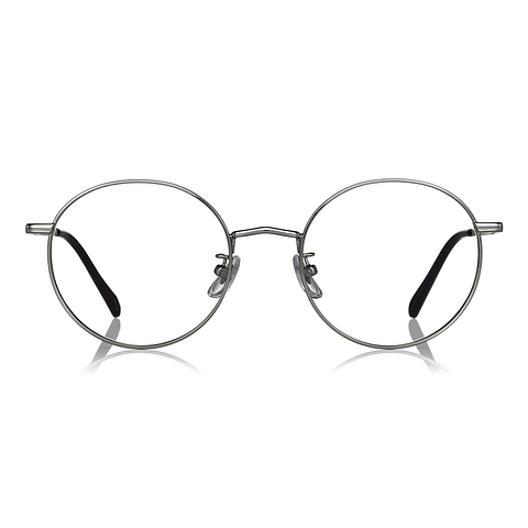 OWNDAYS | SUN Silver Full Rim Round left side