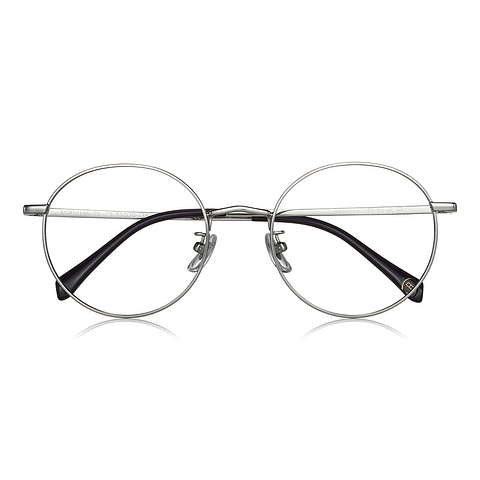 OWNDAYS | SUN Silver Full Rim Round left side