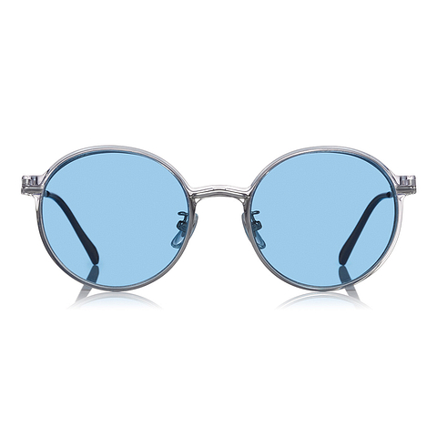 OWNDAYS | SUN Silver Full Rim Round left side