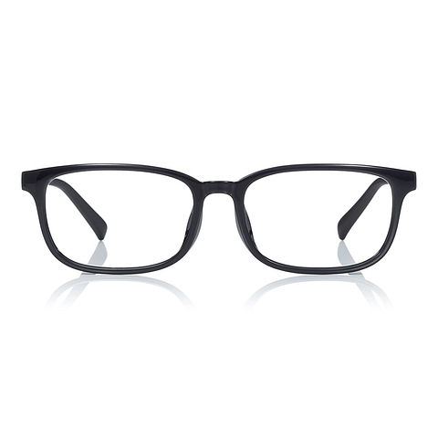 OWNDAYS | SUN Black Full Rim Rectangle left side