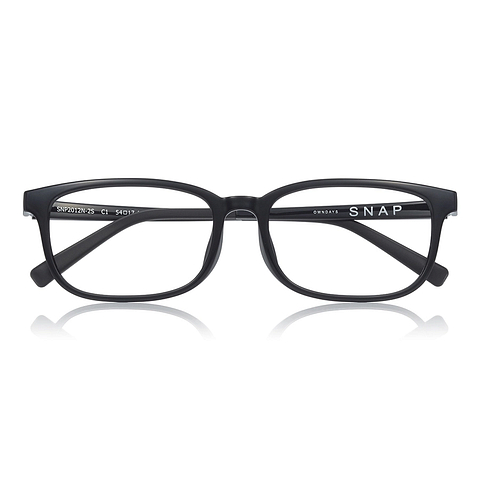 OWNDAYS | SUN Black Full Rim Rectangle left side