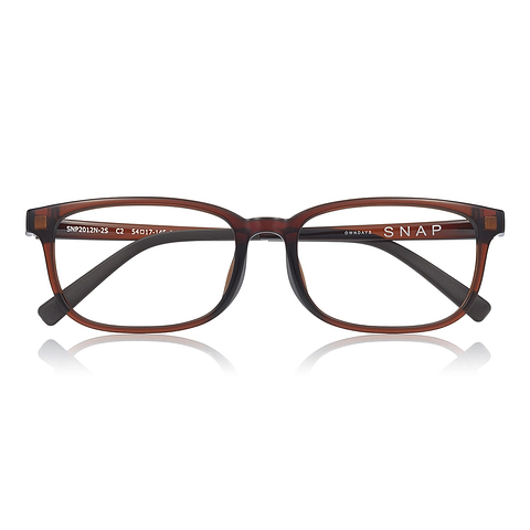OWNDAYS | SUN Light Brown Full Rim Rectangle left side