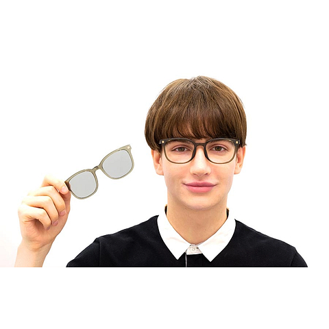 OWNDAYS | SUN Light Brown Full Rim Wellington right side