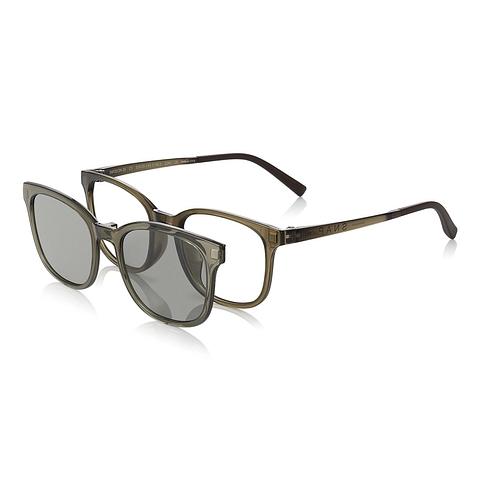 OWNDAYS | SUN Tan Brown Full Rim Wellington left side