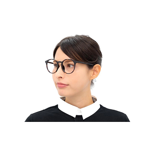 OWNDAYS | SUN Light Brown Full Rim Boston left side