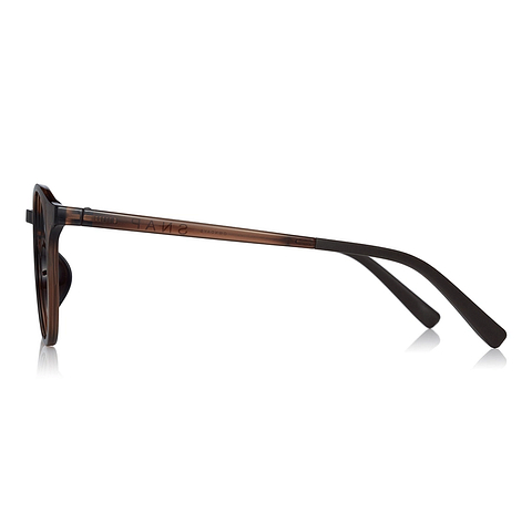 OWNDAYS | SUN Light Brown Full Rim Boston right side