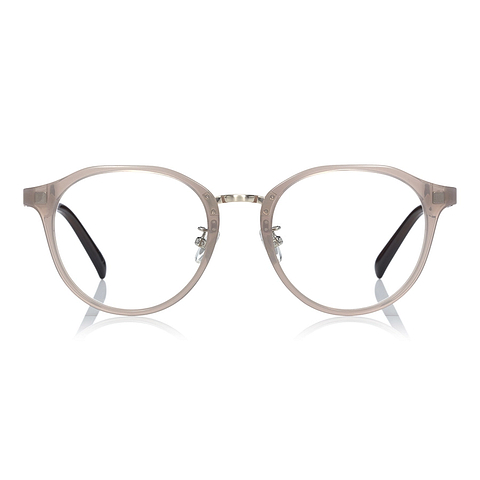 OWNDAYS | SUN Light Pink Full Rim Boston left side