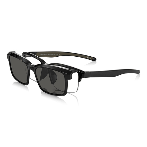OWNDAYS | SUN Black Full Rim Rectangle left side