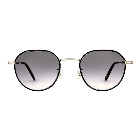OWNDAYS | SUN Silver Full Rim Round left side