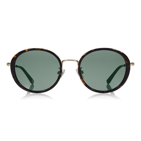 OWNDAYS | SUN Light Brown Full Rim Oval left side