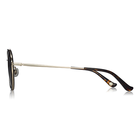 OWNDAYS | SUN Light Brown Full Rim Oval left side