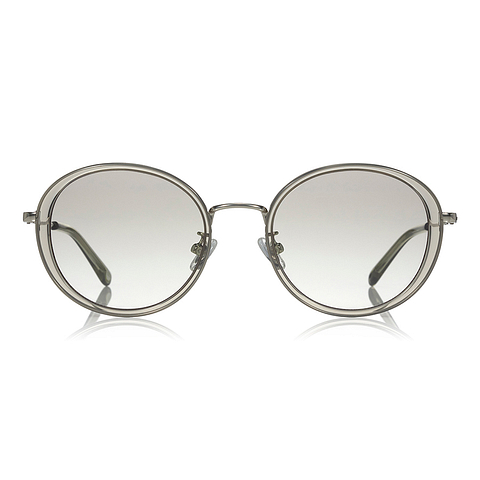 OWNDAYS | SUN Crystal Transparent Full Rim Oval left side