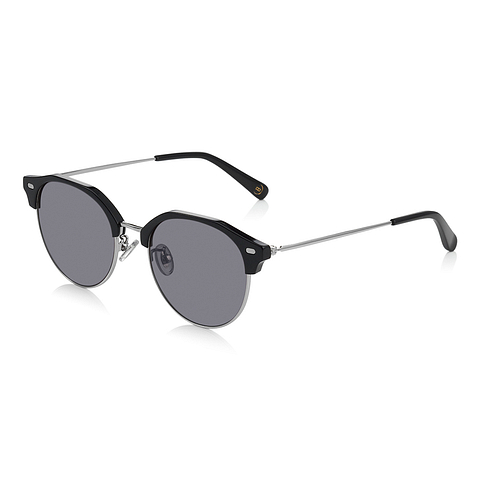 OWNDAYS | SUN Black Half Rim Browline right side