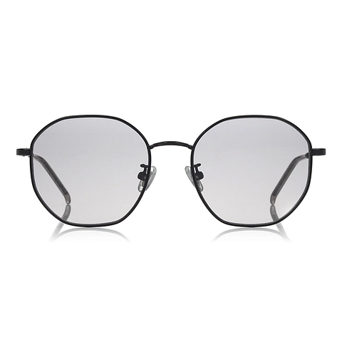 OWNDAYS | SUN Black Full Rim Polygon left side