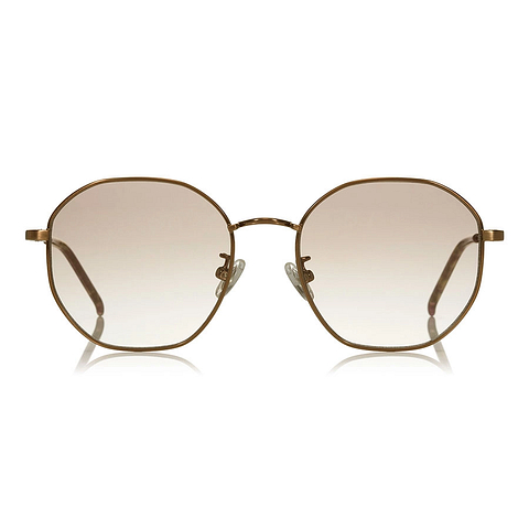 OWNDAYS | SUN Brown Full Rim Polygon left side