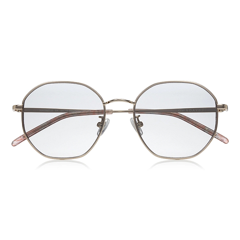 OWNDAYS | SUN Gold Full Rim Polygon right side