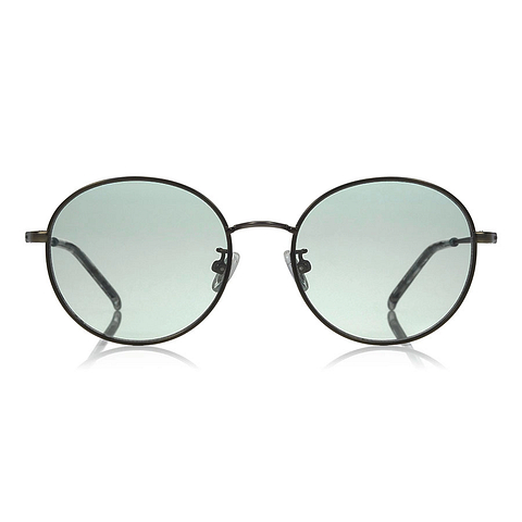 OWNDAYS | SUN Tan Brown Full Rim Round left side
