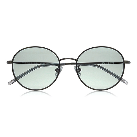 OWNDAYS | SUN Tan Brown Full Rim Round right side
