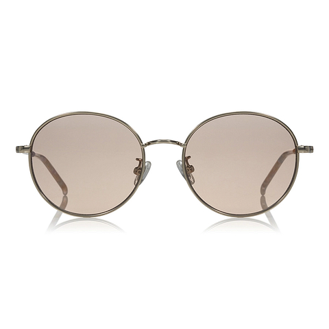 OWNDAYS | SUN Gold Full Rim Round left side