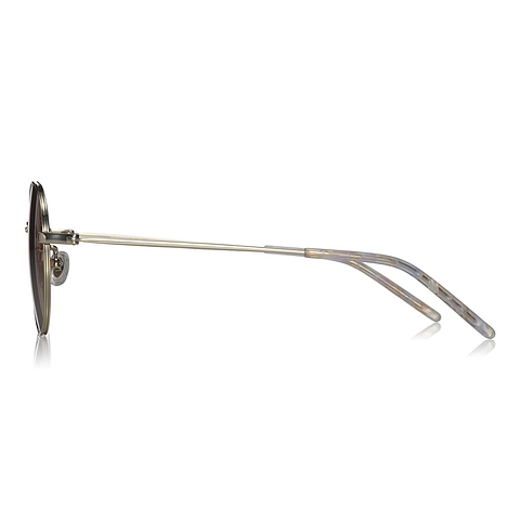 OWNDAYS | SUN Gold Full Rim Round left side