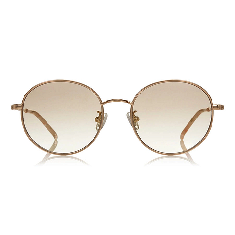 OWNDAYS | SUN Gold Full Rim Round left side