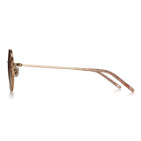 OWNDAYS | SUN Gold Full Rim Round left side
