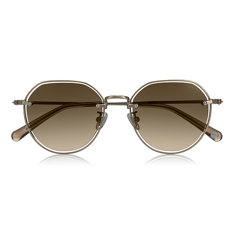 OWNDAYS | SUN Gold Rimless Crown Pant right side