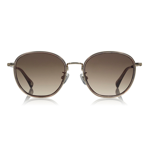 OWNDAYS | SUN Gold Full Rim Polygon left side