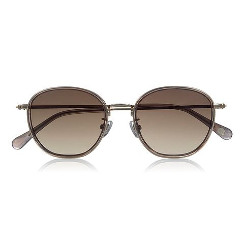 OWNDAYS | SUN Gold Full Rim Polygon right side