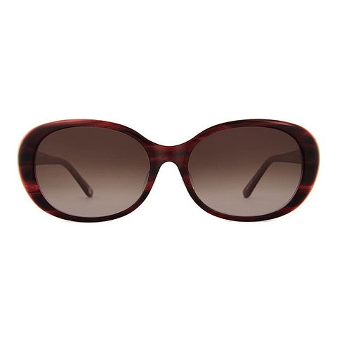 OWNDAYS | SUN Red Full Rim Oval left side