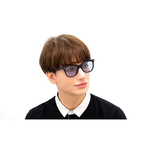 OWNDAYS | SUN Black Full Rim Wellington left side