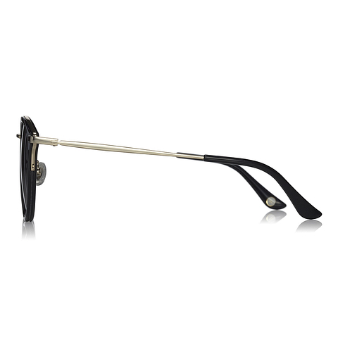 OWNDAYS | SUN Black Full Rim Boston left side