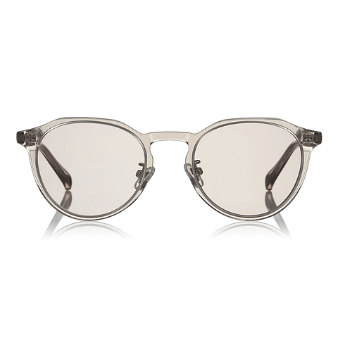 OWNDAYS | SUN Crystal Transparent Full Rim Boston left side