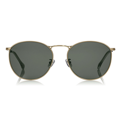 OWNDAYS | SUN Gold Full Rim Round left side