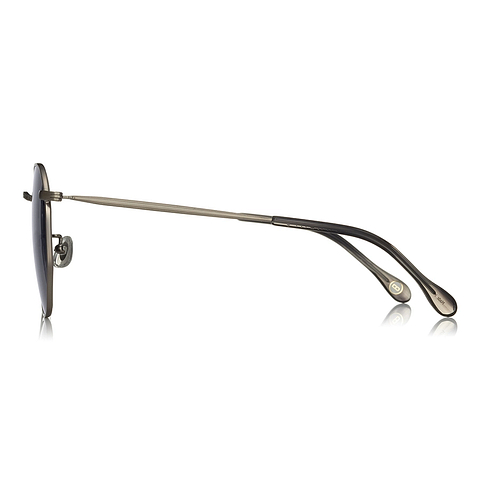 OWNDAYS | SUN Matte Gun Full Rim Wellington left side