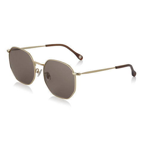 OWNDAYS | SUN Matte Gold Full Rim Wellington right side