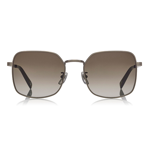 OWNDAYS | SUN Matte Light Brown Full Rim Polygon left side