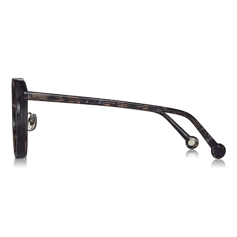 OWNDAYS | SUN Black Full Rim Boston left side