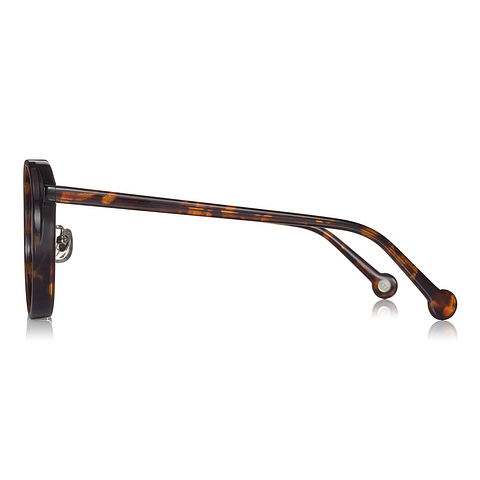 OWNDAYS | SUN Light Brown Full Rim Boston left side