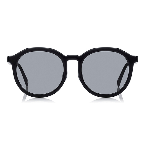 OWNDAYS | SUN Black Full Rim Boston left side