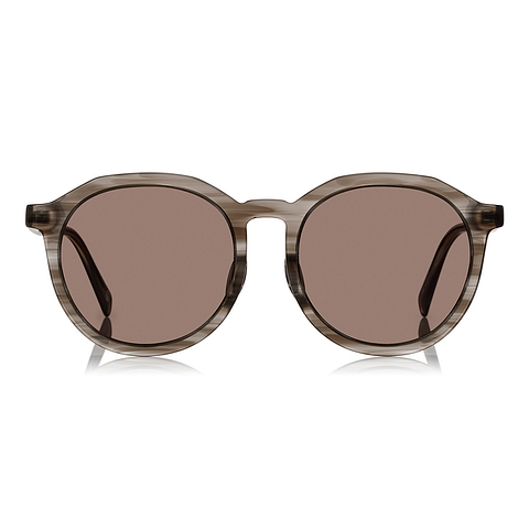 OWNDAYS | SUN Light Gray Full Rim Boston left side