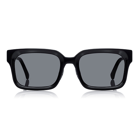 OWNDAYS | SUN Black Full Rim Rectangle left side