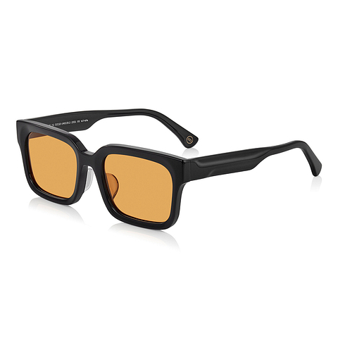 OWNDAYS | SUN Black Full Rim Rectangle right side
