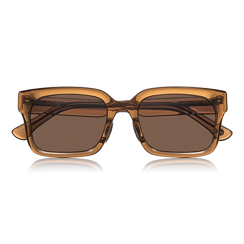 OWNDAYS | SUN Light Brown Full Rim Rectangle right side