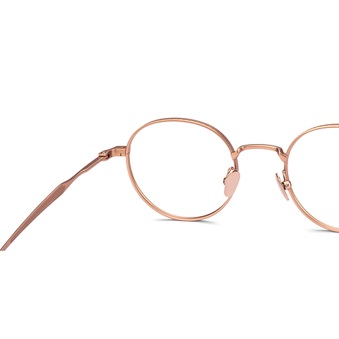 OWNDAYS Online Rose Gold Full Rim Round right side