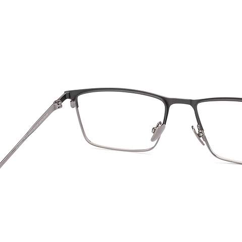 OWNDAYS Online Silver Full Rim Rectangle right side OWNDAYS Online Silver Full Rim Rectangle right side